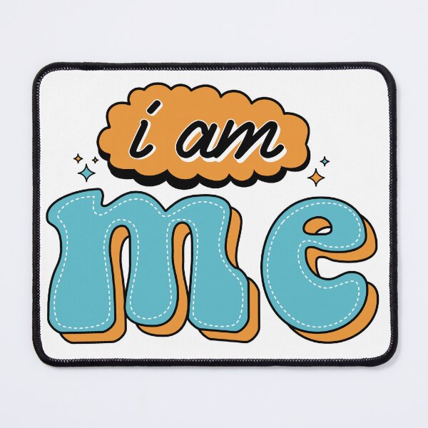 Item preview, I AM Me positive affirmation designed and sold by Blaknbloo.