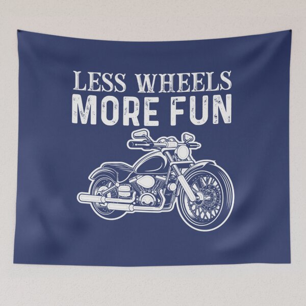 Item preview, LESS WHEELS MORE FUN   MOTORBIKE201 designed and sold by GerardTremblay.
