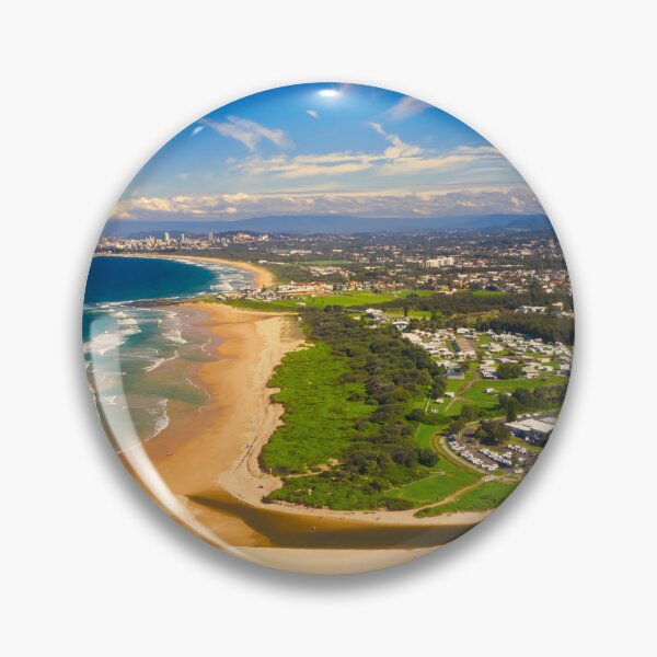 Aperçu de l'œuvre La plage de Corrimal vue d'en haut créée et vendue par Scott Weeding.