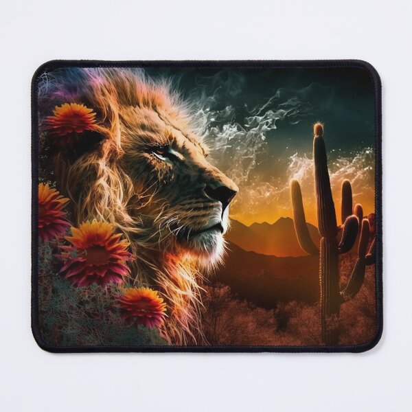 Item preview, Roaring Majesty: The Powerful and Loyal Lion of the Desert designed and sold by McGee-Artistry.