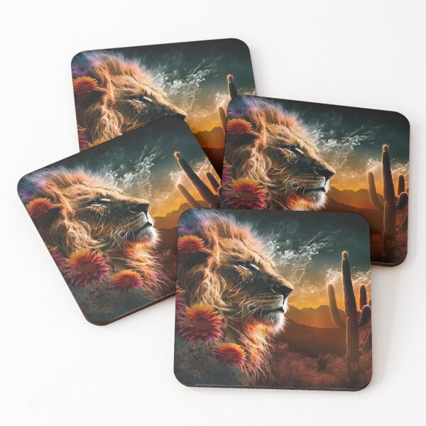 Item preview, Roaring Majesty: The Powerful and Loyal Lion of the Desert designed and sold by McGee-Artistry.