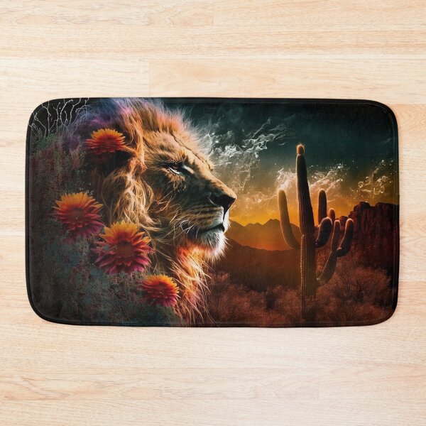 Item preview, Roaring Majesty: The Powerful and Loyal Lion of the Desert designed and sold by McGee-Artistry.