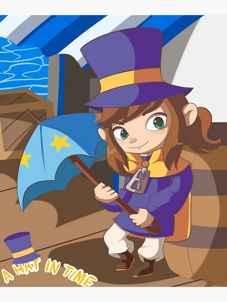 a hat in time Poster for Sale by mallaksobek