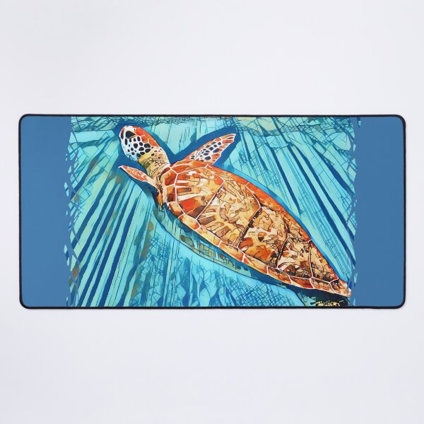 Item preview, Shimmering Sea Turtle In Blue Ocean designed and sold by Heathermarie321.