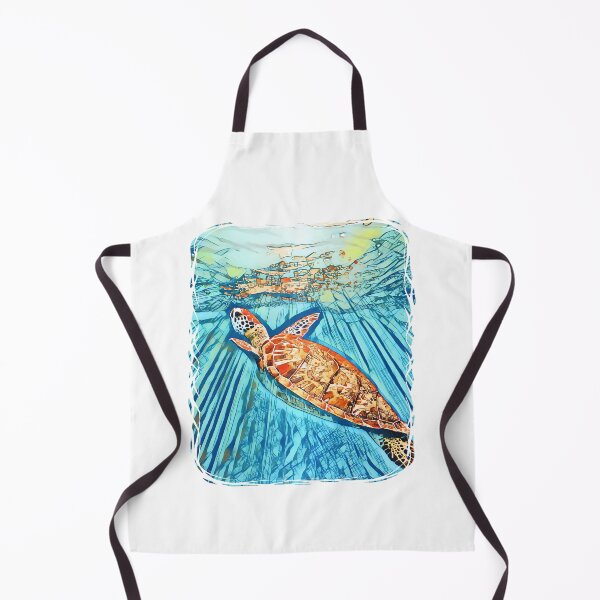 Item preview, Shimmering Sea Turtle In Blue Ocean designed and sold by Heathermarie321.