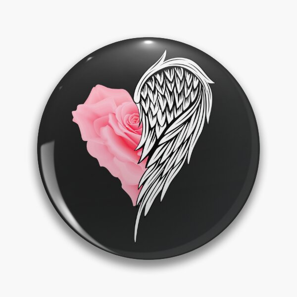 Item preview, Roses and Angel Wings designed and sold by BakaDoodles.
