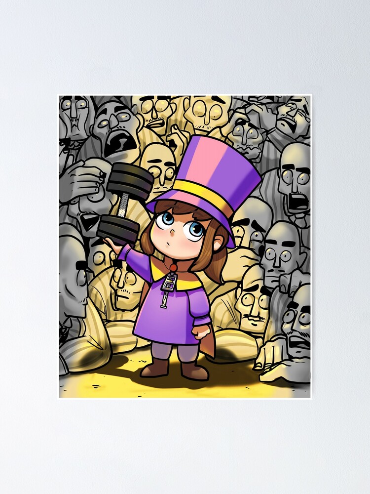 a hat in time video game art Art Print for Sale by mallaksobek