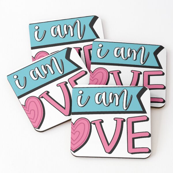 Item preview, I AM Loved positive affirmation  designed and sold by Blaknbloo.