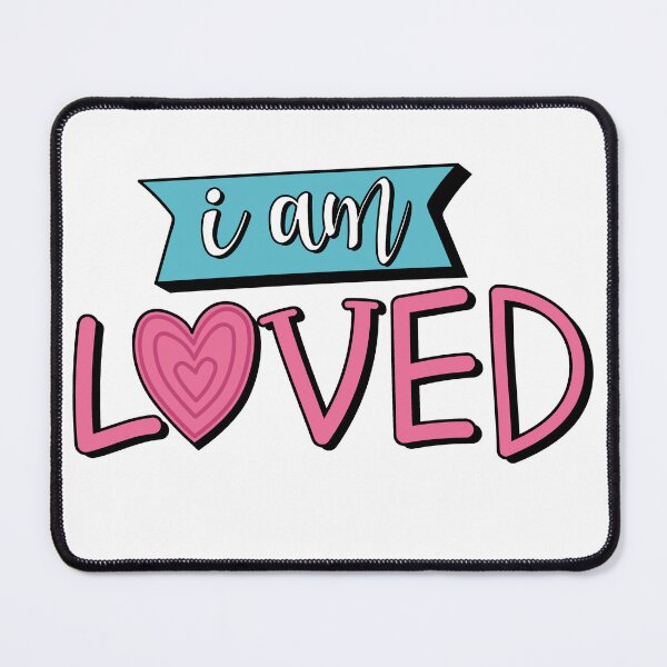 Item preview, I AM Loved positive affirmation  designed and sold by Blaknbloo.