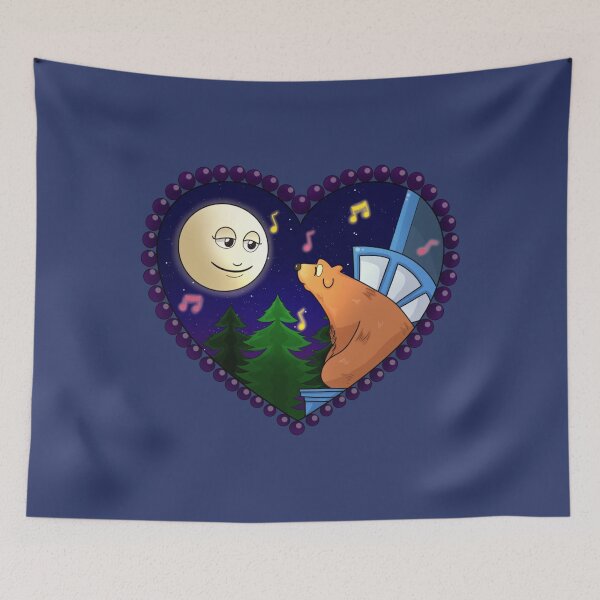 Item preview, The Moon The Bear and The Big Blue House11 designed and sold by GerardTremblay.