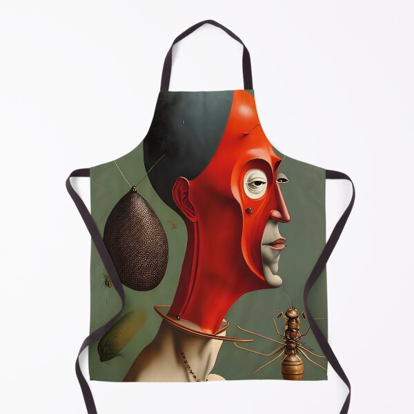 Item preview, Insect Infested - A Surreal Portrait of a Man with a Severe Countenance designed and sold by GalihDA.