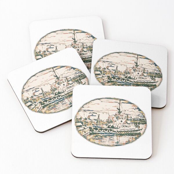 Item preview, Crowley tugboat of Foss Tugboat in the Puget Sound designed and sold by Jason Mosley.