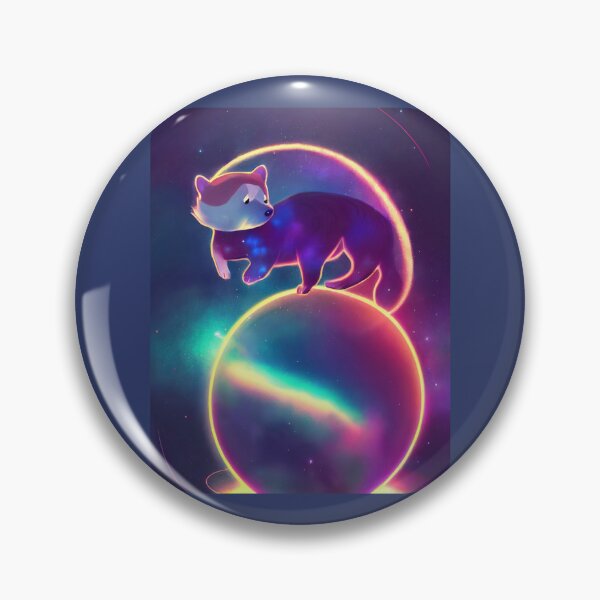 Item preview, Purple Bear in colorful space160 designed and sold by GerardTremblay.