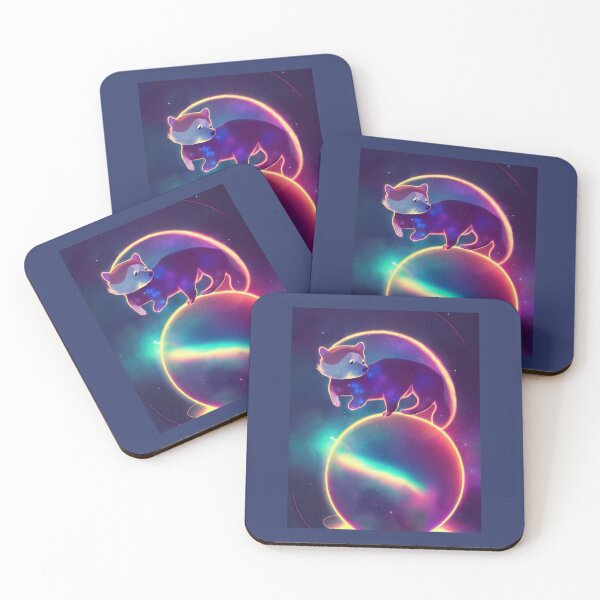 Item preview, Purple Bear in colorful space160 designed and sold by GerardTremblay.
