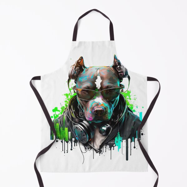 Item preview, CyberPunk DJ Pitbull #9 designed and sold by OregonArtForAll.