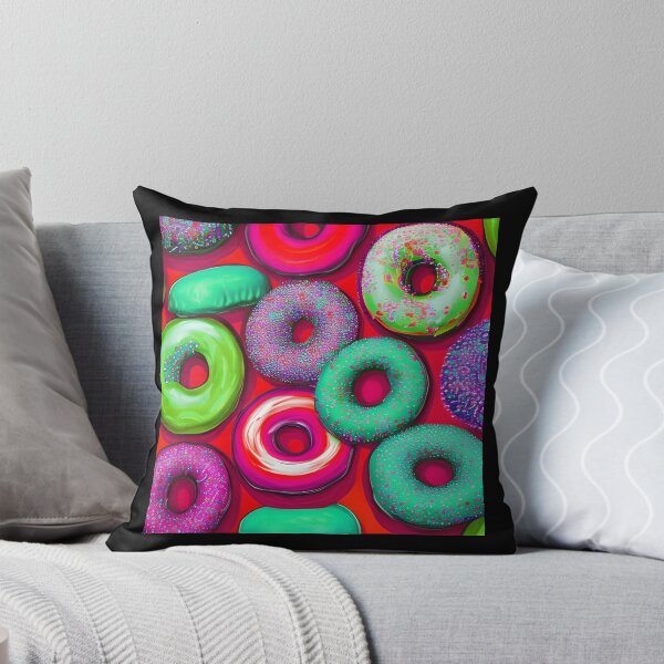 Item preview, Colorful Donuts Red designed and sold by blakcirclegirl.