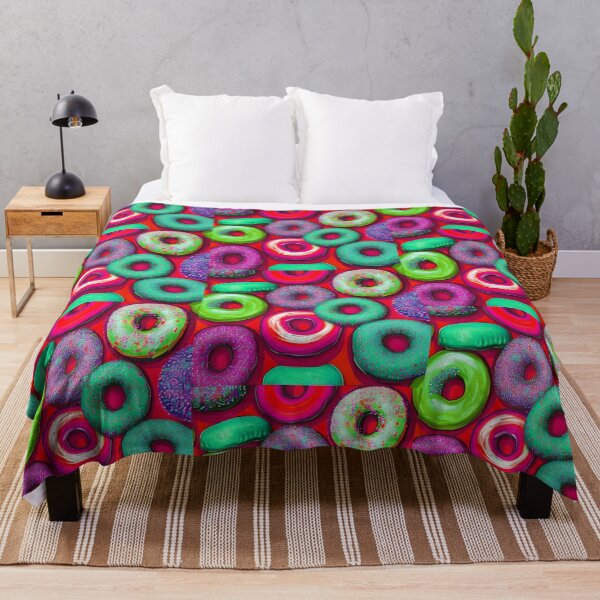 Item preview, Colorful Donuts Red designed and sold by blakcirclegirl.