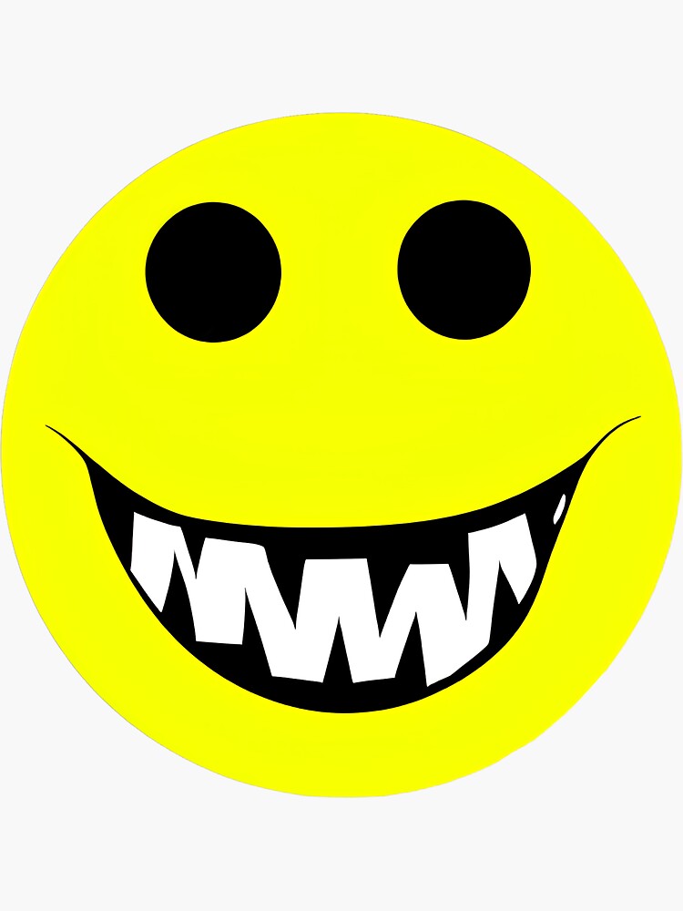 evil troll face creepy monster' Sticker