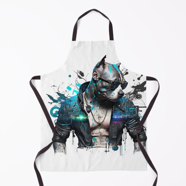 Artikelvorschau, CyberPunk DJ Pitbull #10 entworfen und verkauft von OregonArtForAll.