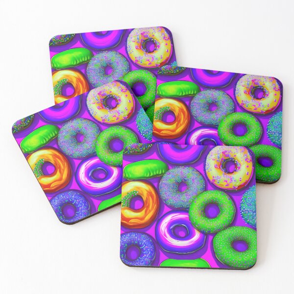 Item preview, Colorful Donuts Purple  designed and sold by blakcirclegirl.