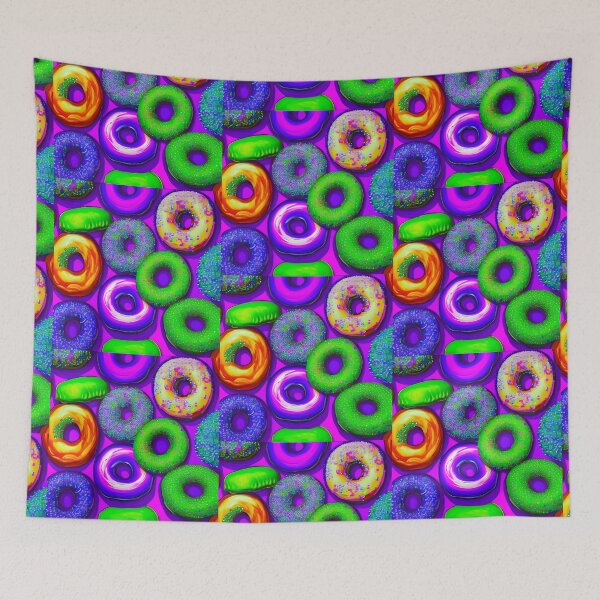 Item preview, Colorful Donuts Purple  designed and sold by blakcirclegirl.