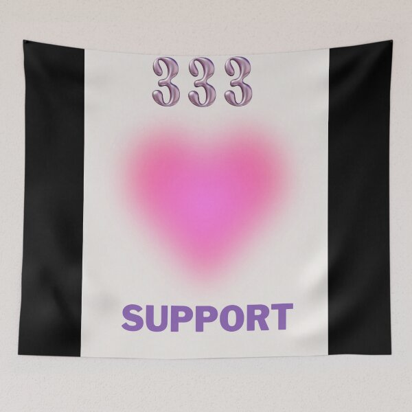 Item preview, 333 ANGEL NUMBER AURA HEART designed and sold by DiscoVibes.