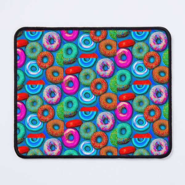 Item preview, Colorful Donuts Teal designed and sold by blakcirclegirl.