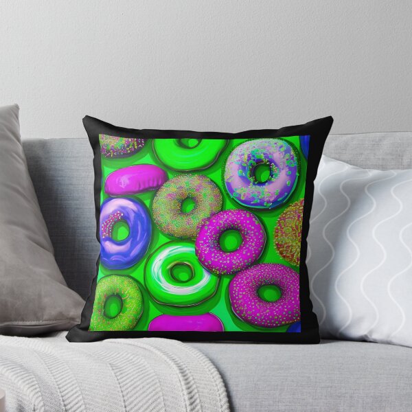 Item preview, Colorful Donuts Green designed and sold by blakcirclegirl.
