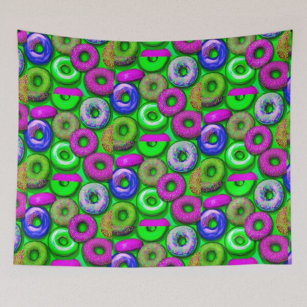 Item preview, Colorful Donuts Green designed and sold by blakcirclegirl.