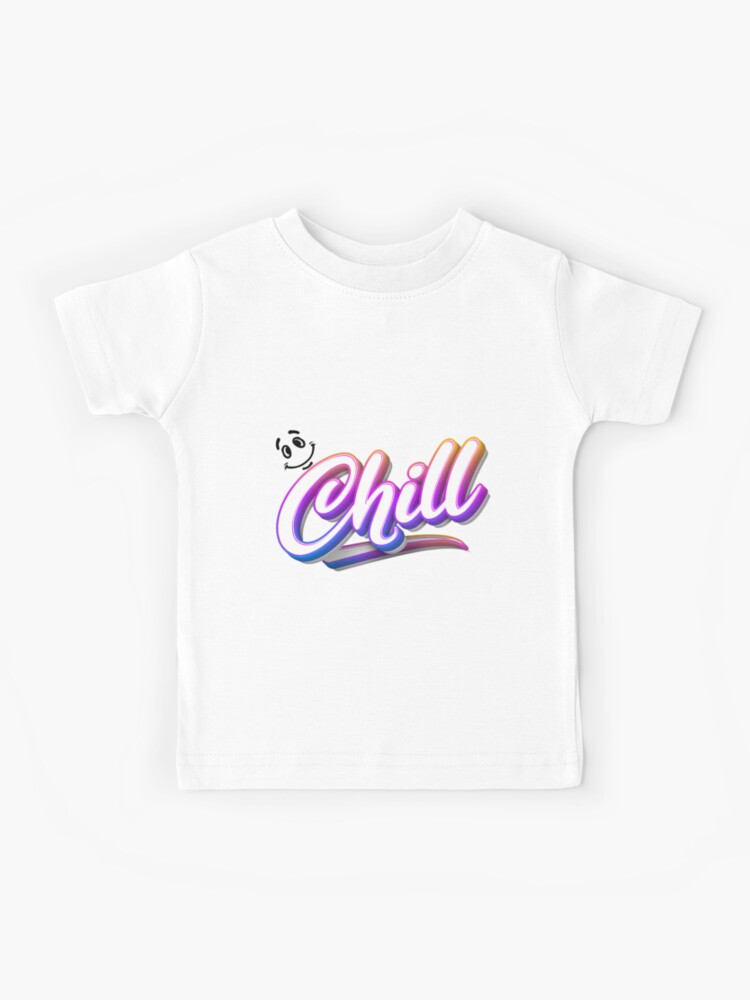 ROBLOX CHILL FACE' Kids' T-Shirt