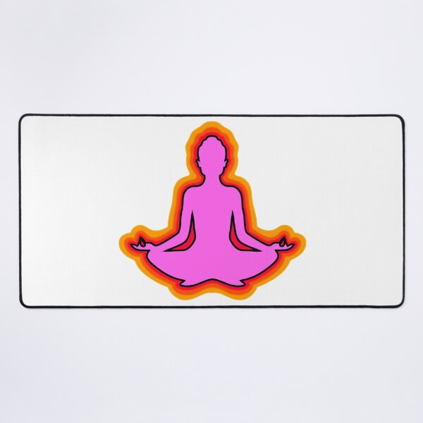 Item preview, Gradient Yoga Silhouette - Lotus Pose designed and sold by rkenefick33.