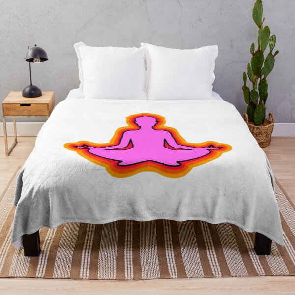 Item preview, Gradient Yoga Silhouette - Lotus Pose designed and sold by rkenefick33.