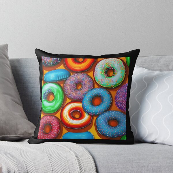 Item preview, Colorful Donuts Orange designed and sold by blakcirclegirl.