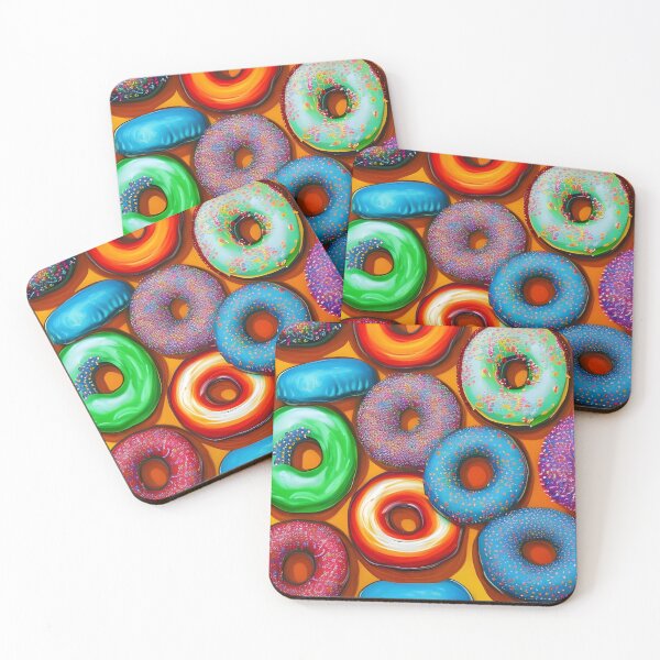 Item preview, Colorful Donuts Orange designed and sold by blakcirclegirl.