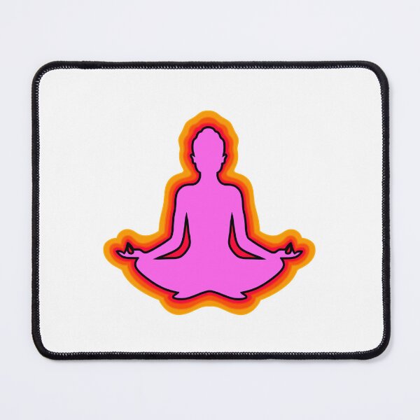Item preview, Gradient Yoga Silhouette - Lotus Pose designed and sold by rkenefick33.