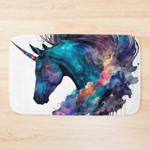 Item preview, Cosmic watercolor unic #59 unicorn designed and sold by LaElee.