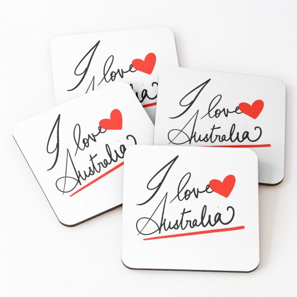 Item preview, I love Australia  designed and sold by Thecolourwheel.