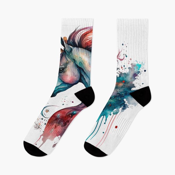 Item preview, Cosmic watercolor unic #61 unicorn designed and sold by LaElee.