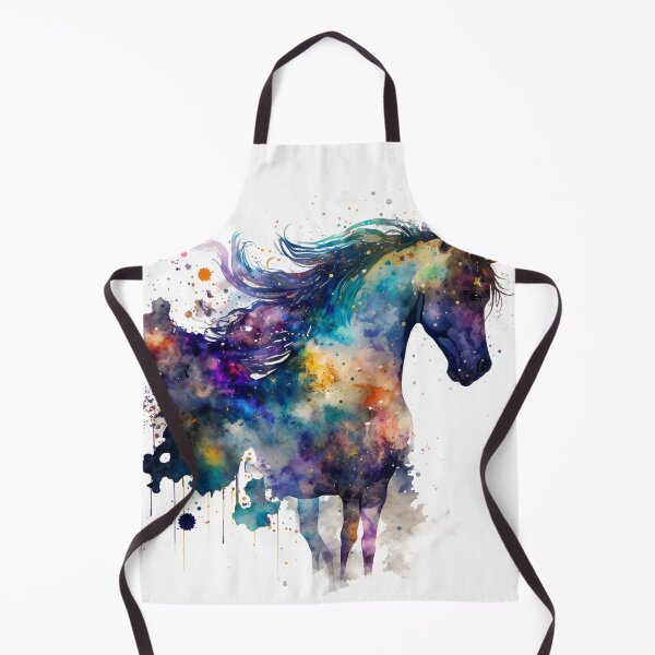 Item preview, Cosmic watercolor unic #62 unicorn designed and sold by LaElee.