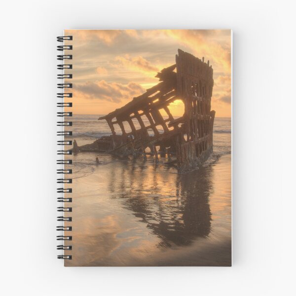 Item preview, Sun Setting Behind Peter Iredale 0089 designed and sold by Kristina Rinell.
