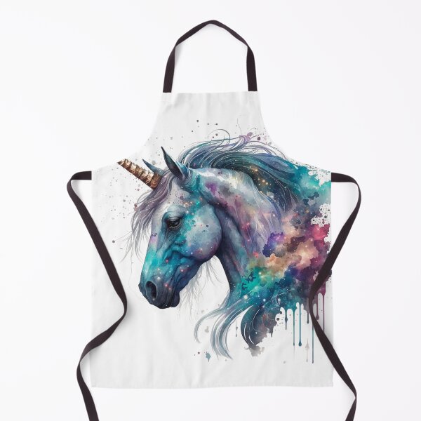 Item preview, Cosmic watercolor unic #64 unicorn designed and sold by LaElee.