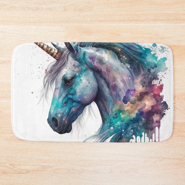 Item preview, Cosmic watercolor unic #64 unicorn designed and sold by LaElee.