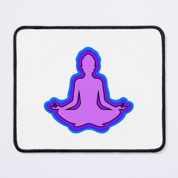 Item preview, Copy of Gradient Yoga Silhouette - Lotus Pose designed and sold by rkenefick33.