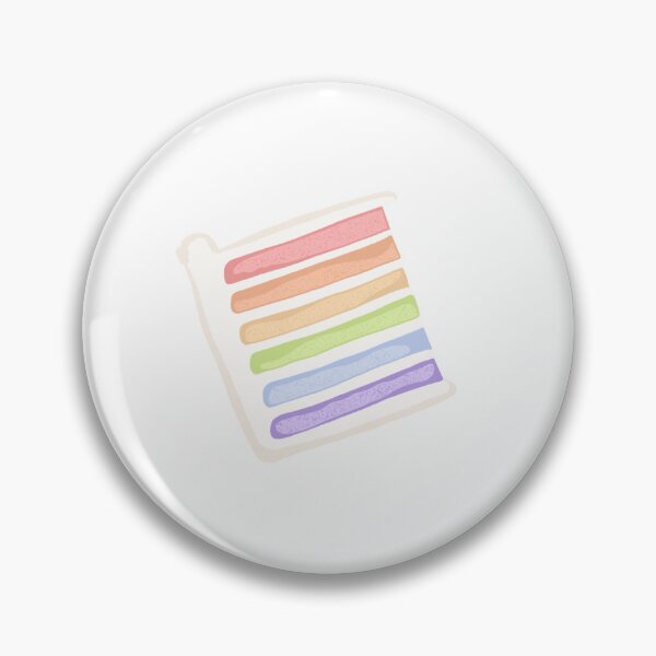 Item preview, Pastel Rainbow Cake Slice designed and sold by flowerfieldsart.