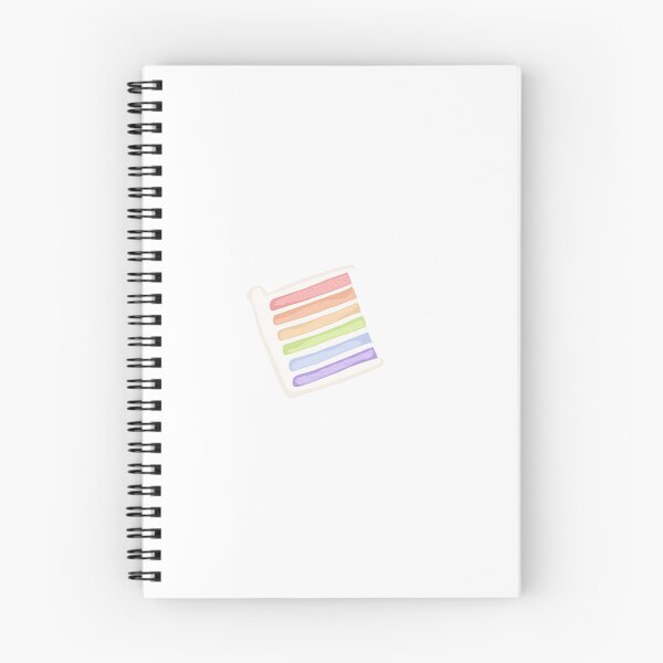 Item preview, Pastel Rainbow Cake Slice designed and sold by flowerfieldsart.