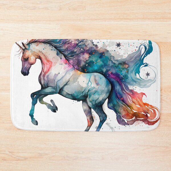 Item preview, Cosmic watercolor unic #65 unicorn designed and sold by LaElee.