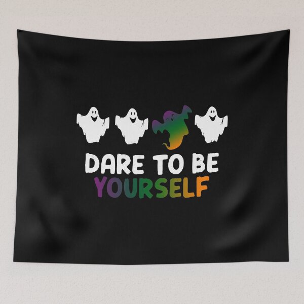 Item preview, Dare To Be Yourself Color Ghosts Funny designed and sold by LizethDe085.