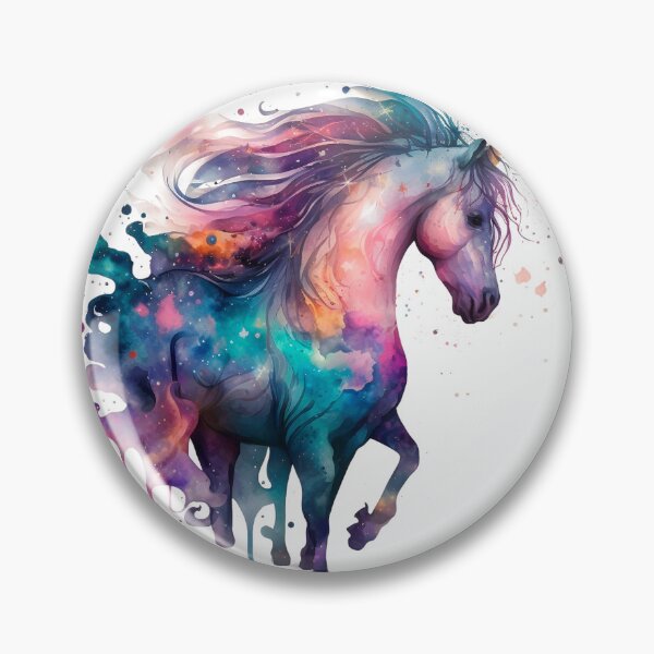 Artikelvorschau, Cosmic watercolor unic #66 unicorn entworfen und verkauft von LaElee.