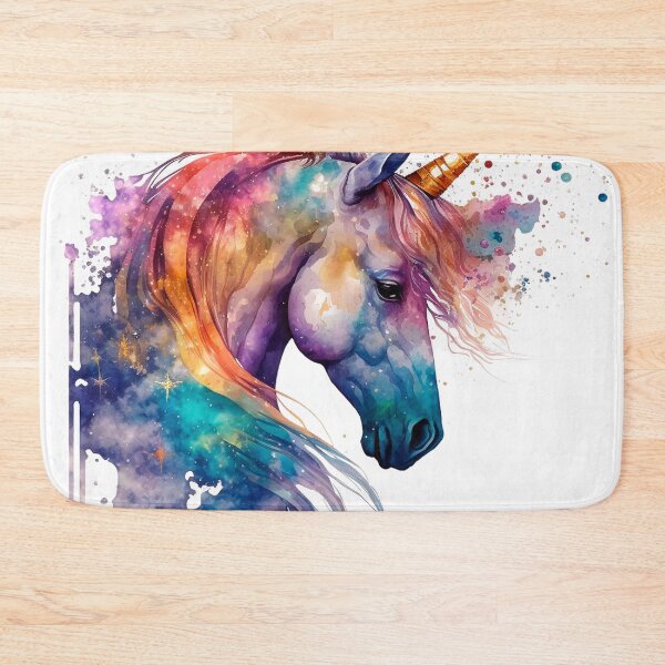 Item preview, Cosmic watercolor unic #67 unicorn designed and sold by LaElee.