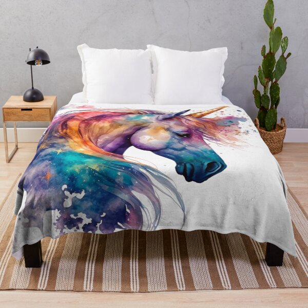 Item preview, Cosmic watercolor unic #67 unicorn designed and sold by LaElee.